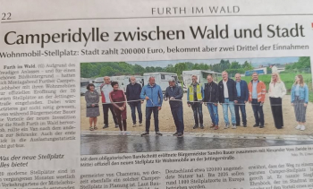 Wohnmobilstellplatz offiziell eröffnet