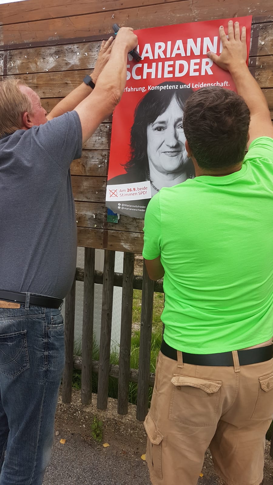 Wahlplakate Schieder