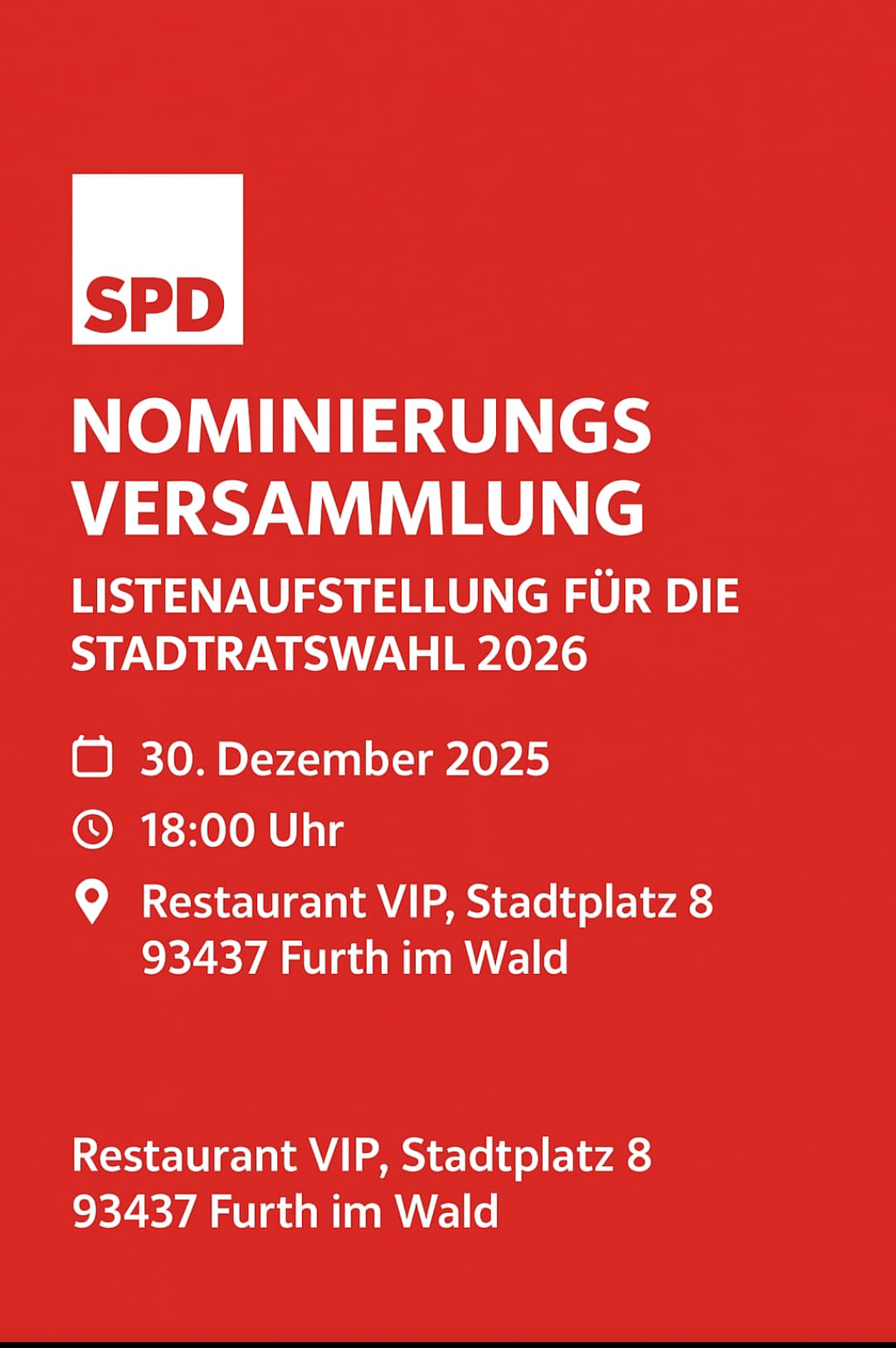 Stadtratswahl Nominierung
